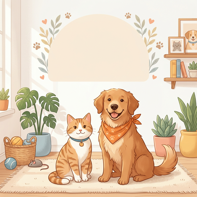 반려동물 환영 이미지